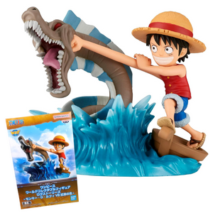 Figura WCF Luffy V/s Sea Monster Log Stories One Piece - Anime Store