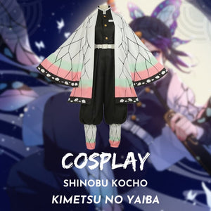 Cosplay Shinobu Kochou Traje Completo Kimetsu No Yaiba - Anime Store