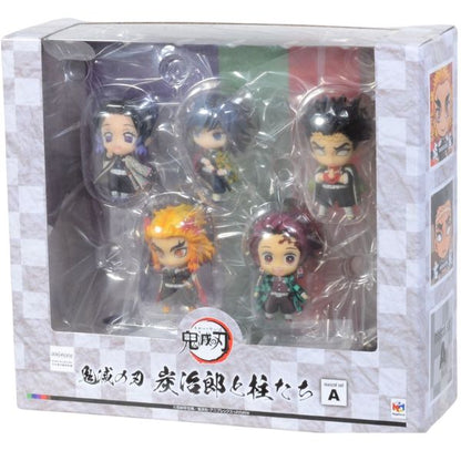 Set Figuras Demon Slayer - Tanjiro & The Hashiras Mascot Set (Ver. A) - Anime Store