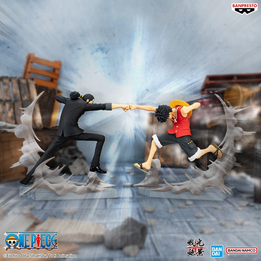 Figuras Luffy v/s Rob Lucci One Piece Senkozekkei