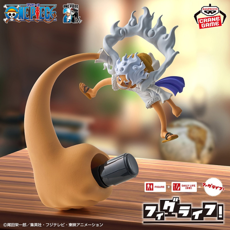 Figura Portalapiz Monkey D. Luffy Gear 5 Fig Life! Vol. 4