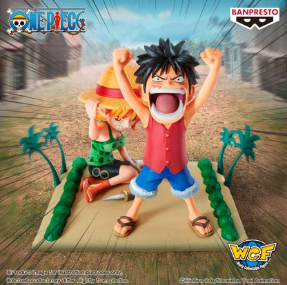 Figura Monkey D Luffy & Nami WCF One Piece World Log Stories