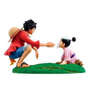 Figura Luffy & Momonosuke Arata na Yoake ~ Revible Moment Ichiban Kuji