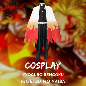 Cosplay Kyojuro Rengoku Kimetsu No Yaiba - Anime Store
